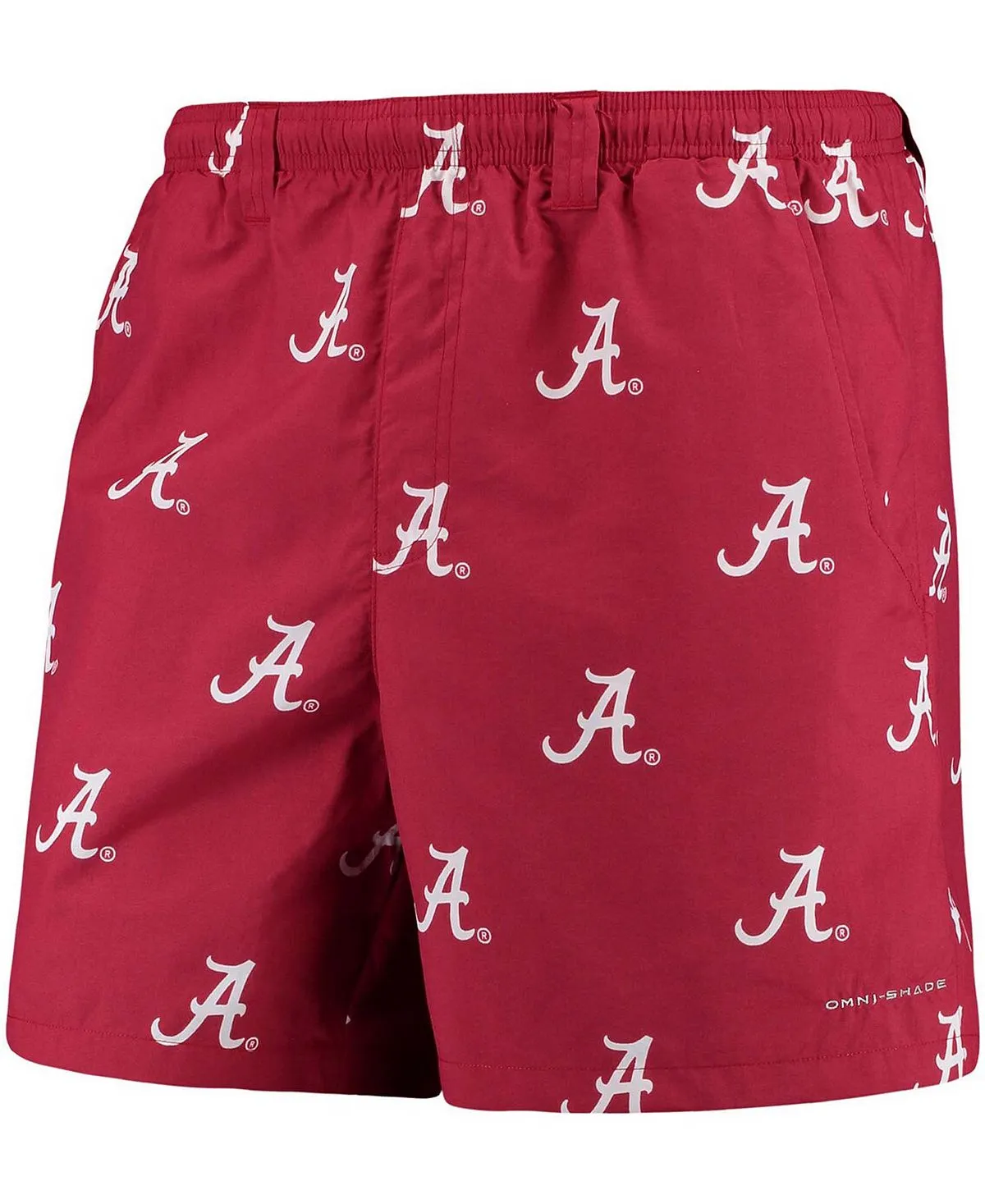 Men's shorts crimson alabama crimson tide backcast ii omni-shade hybrid Columbia