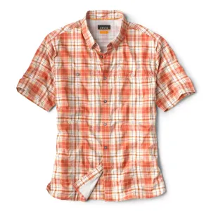 Orvis Men's SS Open Air Caster Shirt / Washed Sienna Plaid