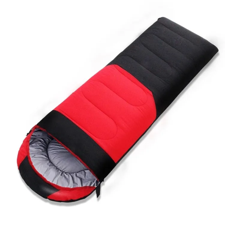 Outdoor Camping Sleeping Bag Splicing Indoor Cotton Sleeping Bed, Size: 210x80cm, Weight: 1.8kg (Red)