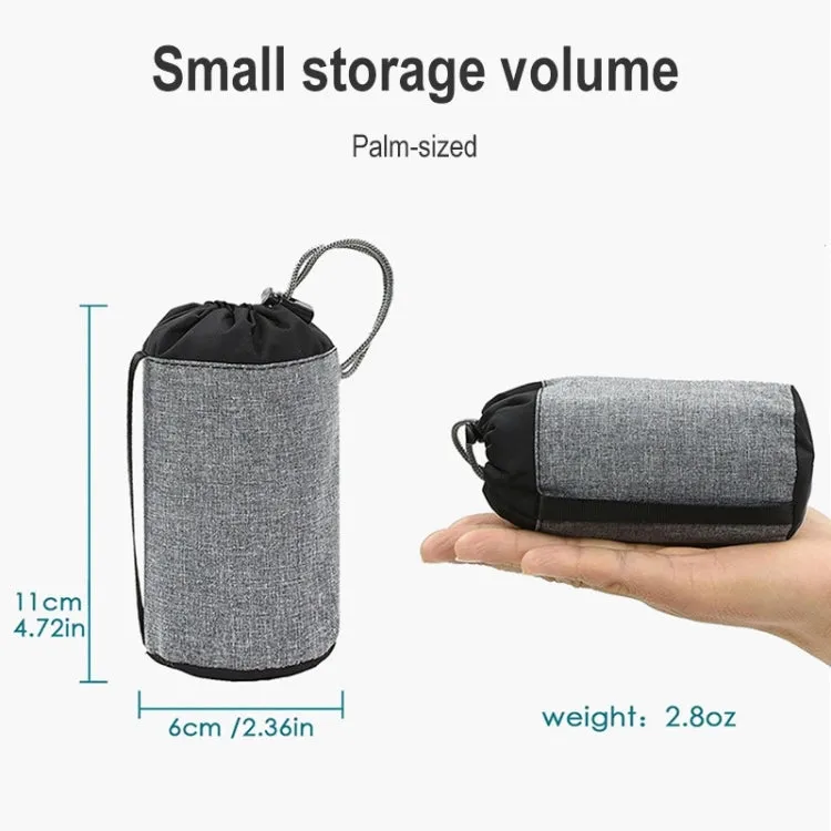 Outdoor Camping Trip Foldable Portable Inflatable Pillow Nap Waist Pillow, Specification:Inflate with Your Mouth(Peacock Blue)