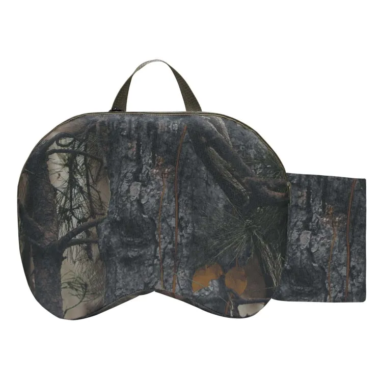 Outdoor Portable Camouflage 3 Gear Adjustable Heated Cushion 40x27x7cm(Leaf)