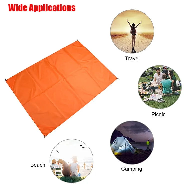 Outdoor Portable Waterproof Picnic Camping Mats Beach Blanket Mattress Mat 100cm*140cm(Blue)