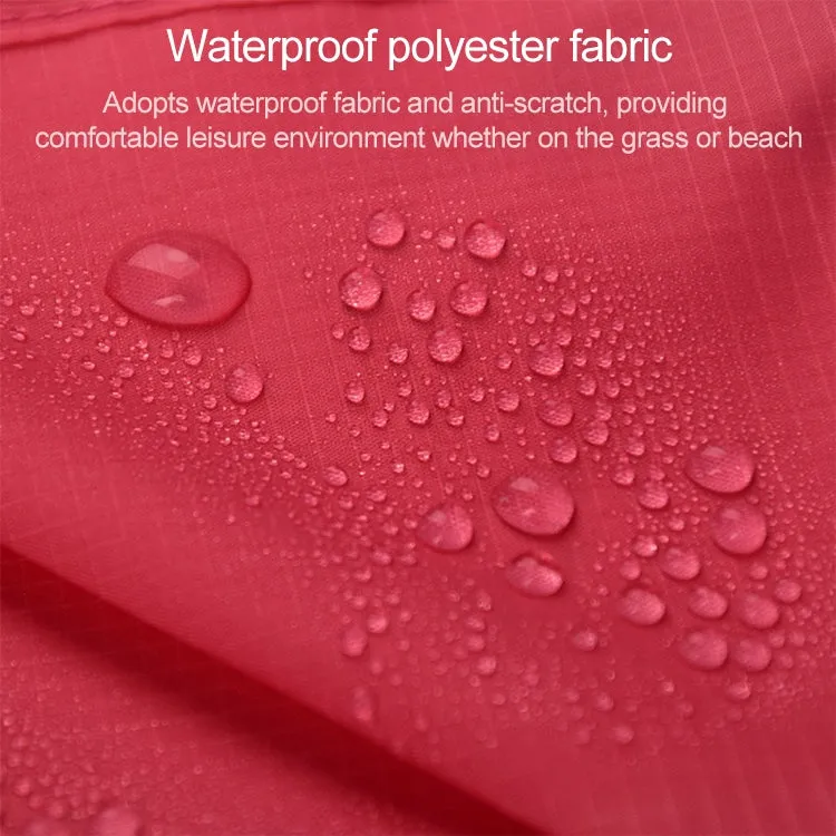 Outdoor Portable Waterproof Picnic Camping Mats Beach Blanket Mattress Mat 150cm*140cm(Red)