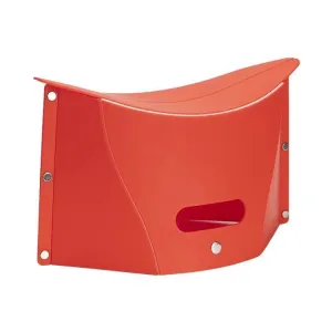 Outdoor Travel Lightweight Folding Plastic Stool(Red)