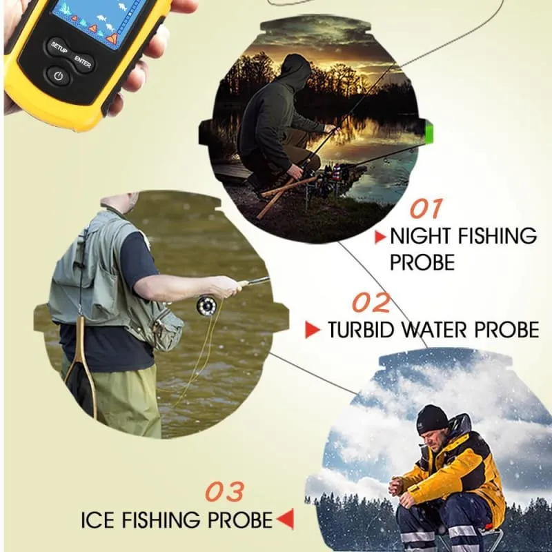 Portable Sonar LCD Fishing Tools