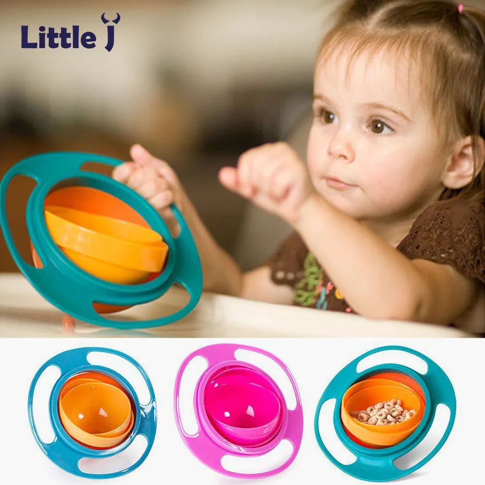 Rotate 360 Spill-Proof Bowl - Little J