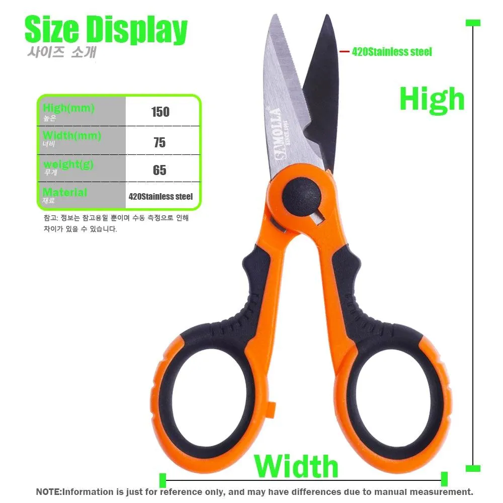 SAMOLLA Multi-Function Fishing Scissors