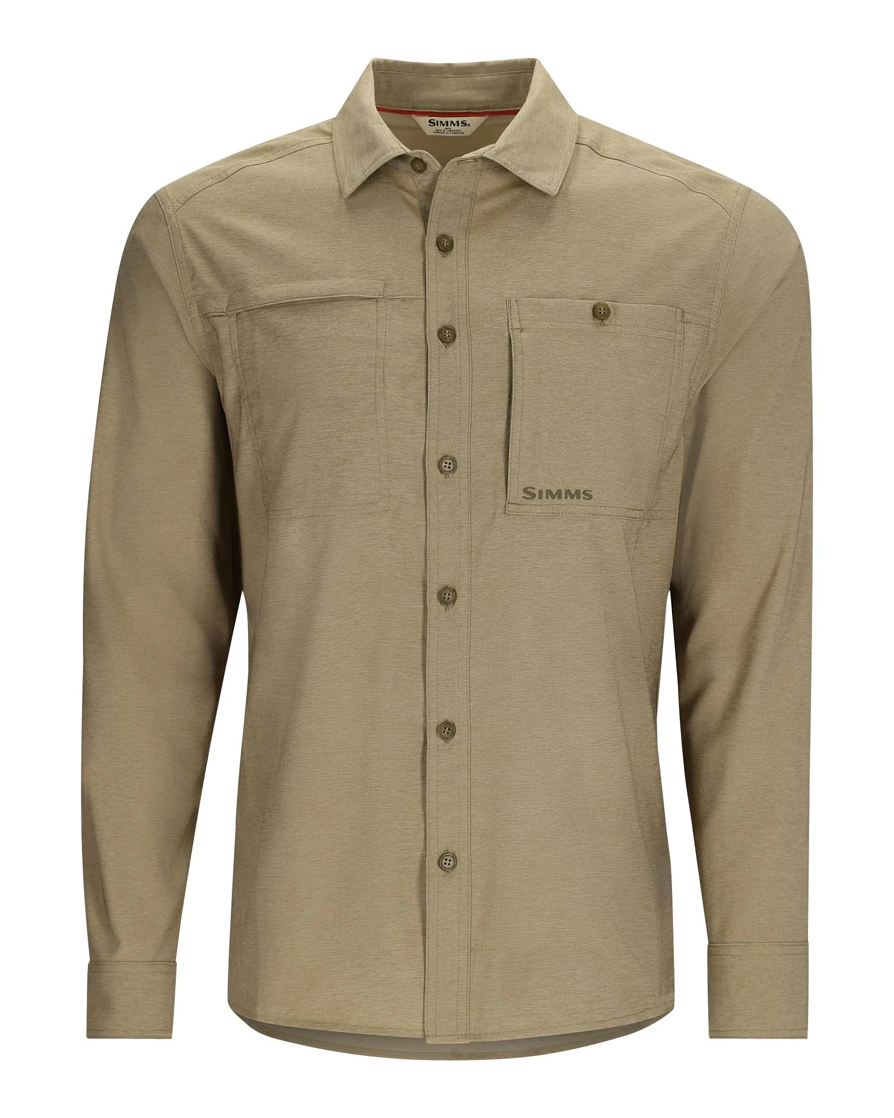 Simms Mens Challenger LS Shirt / Bay Leaf