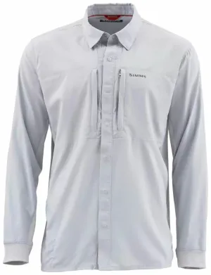 Simms Men's Intruder BiComp LS Shirt/Sterling