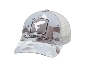 Simms Tarpon Icon Trucker Hat/Cloud Camo Grey