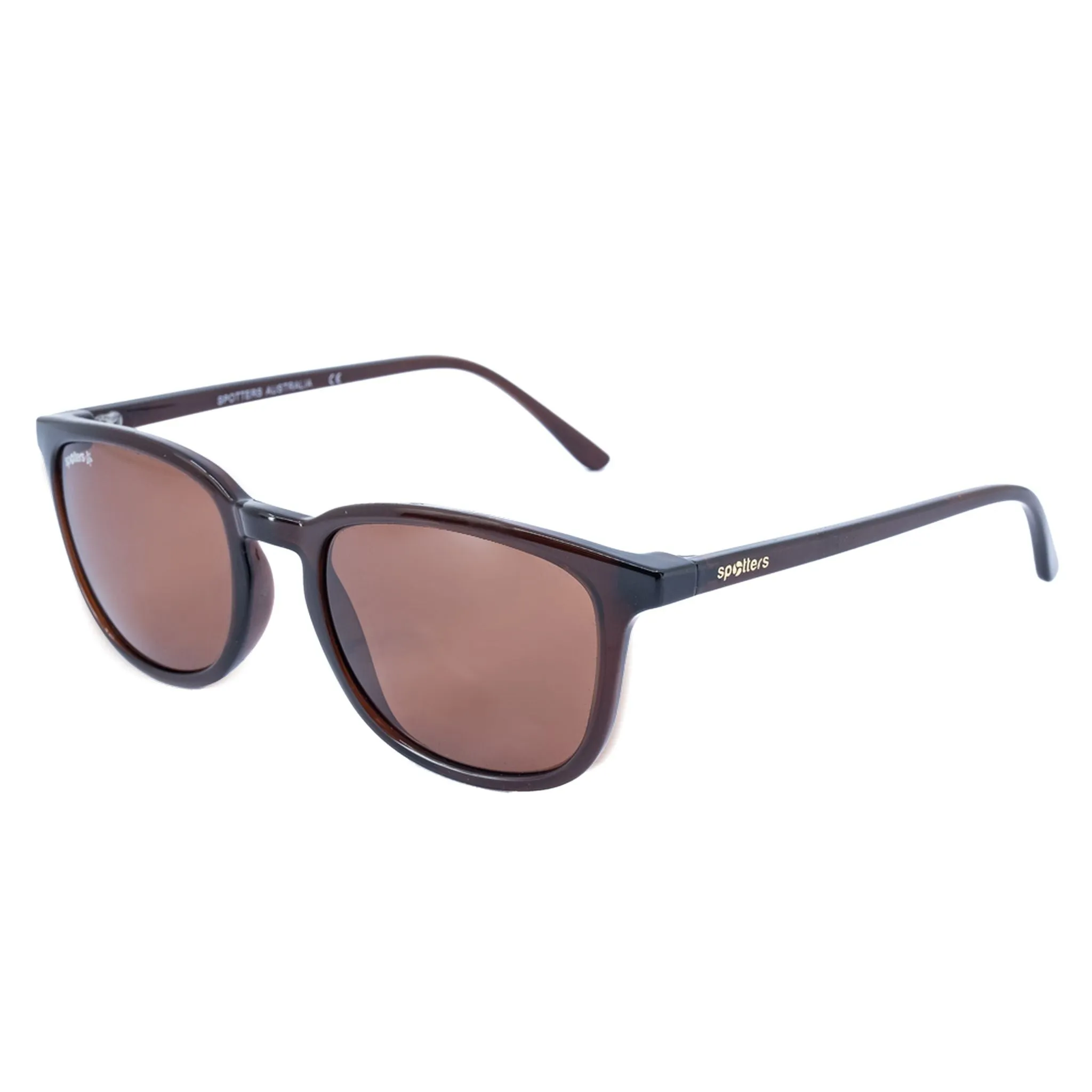 Spotters Polarised Eyewear Sage Gloss Brown Halide Sunglasses