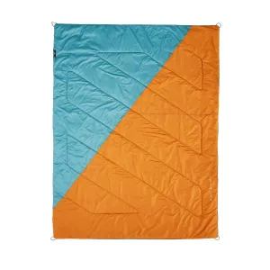 Teton Highline Camp Blanket in Teal/Copper