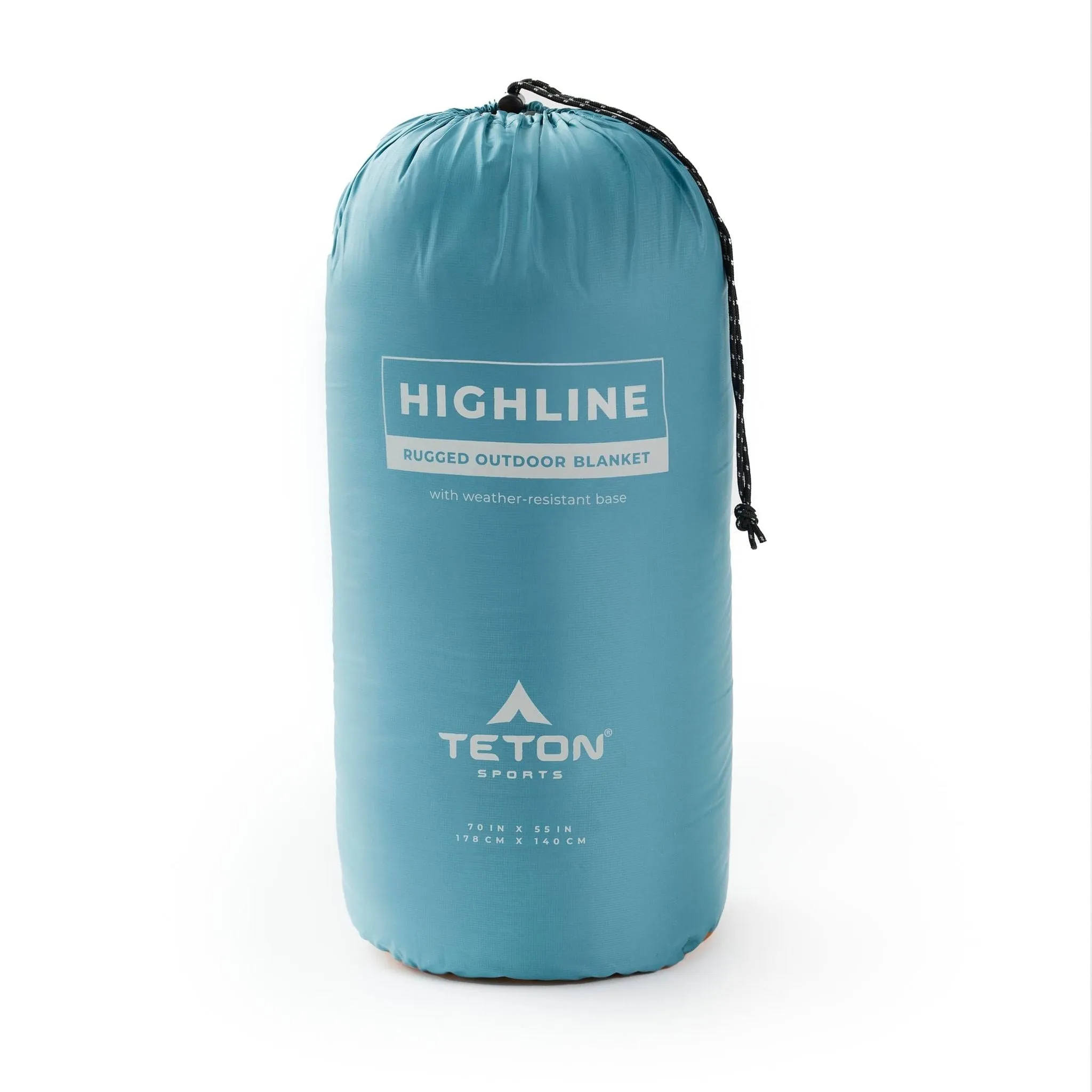 Teton Highline Camp Blanket in Teal/Copper