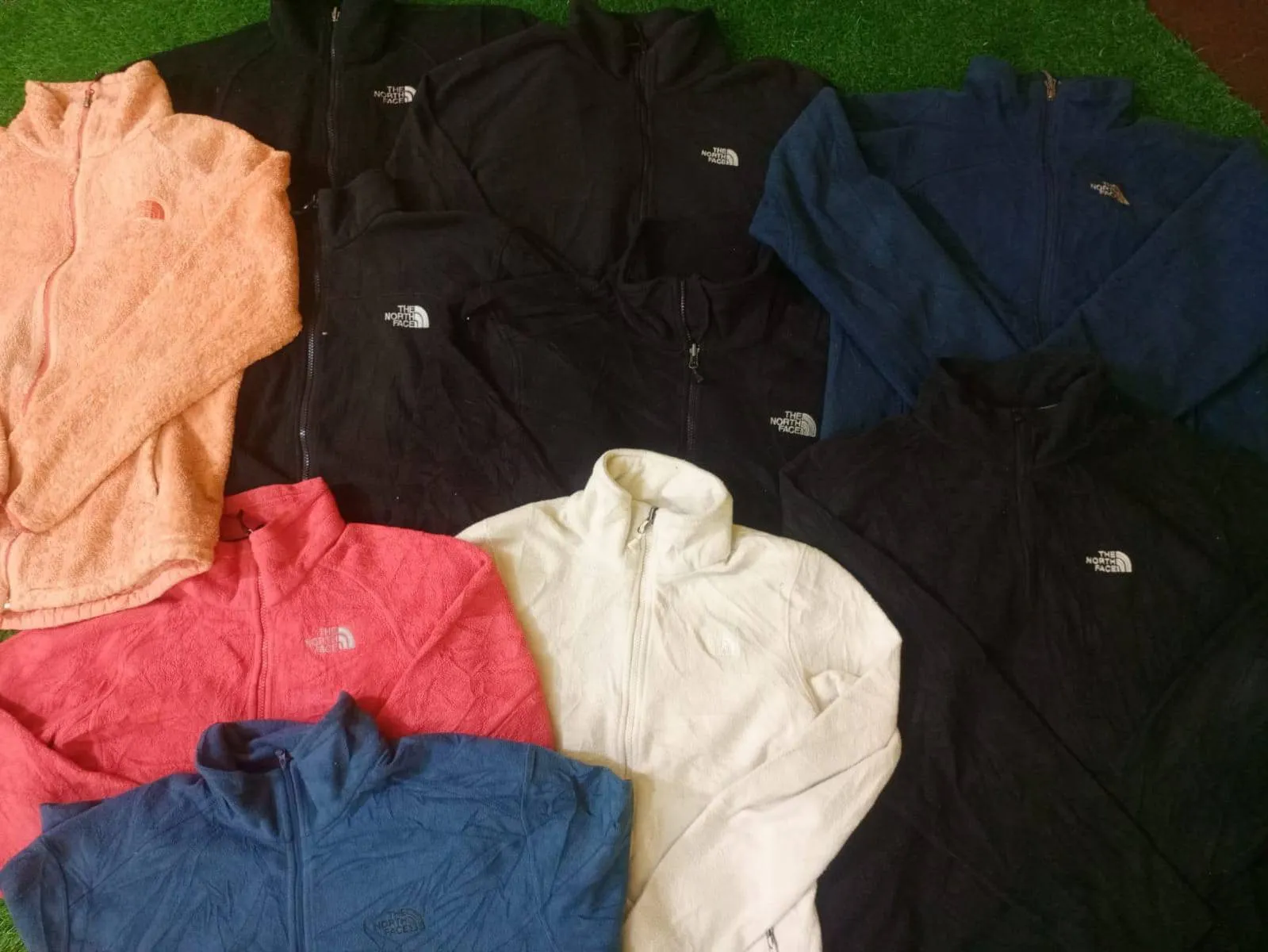 The north face and Columbia fleece 20 pcs