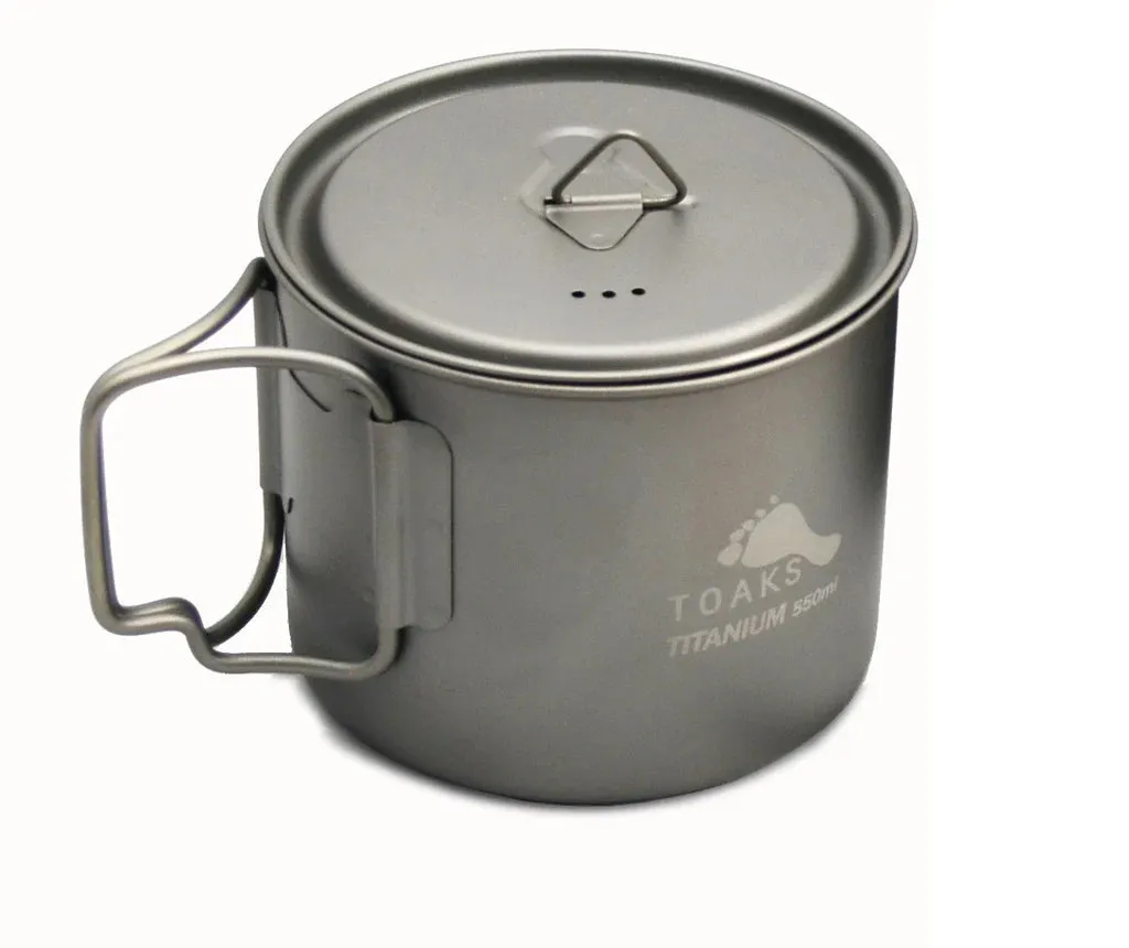 TOAKS LIGHT TITANIUM 550ML POT