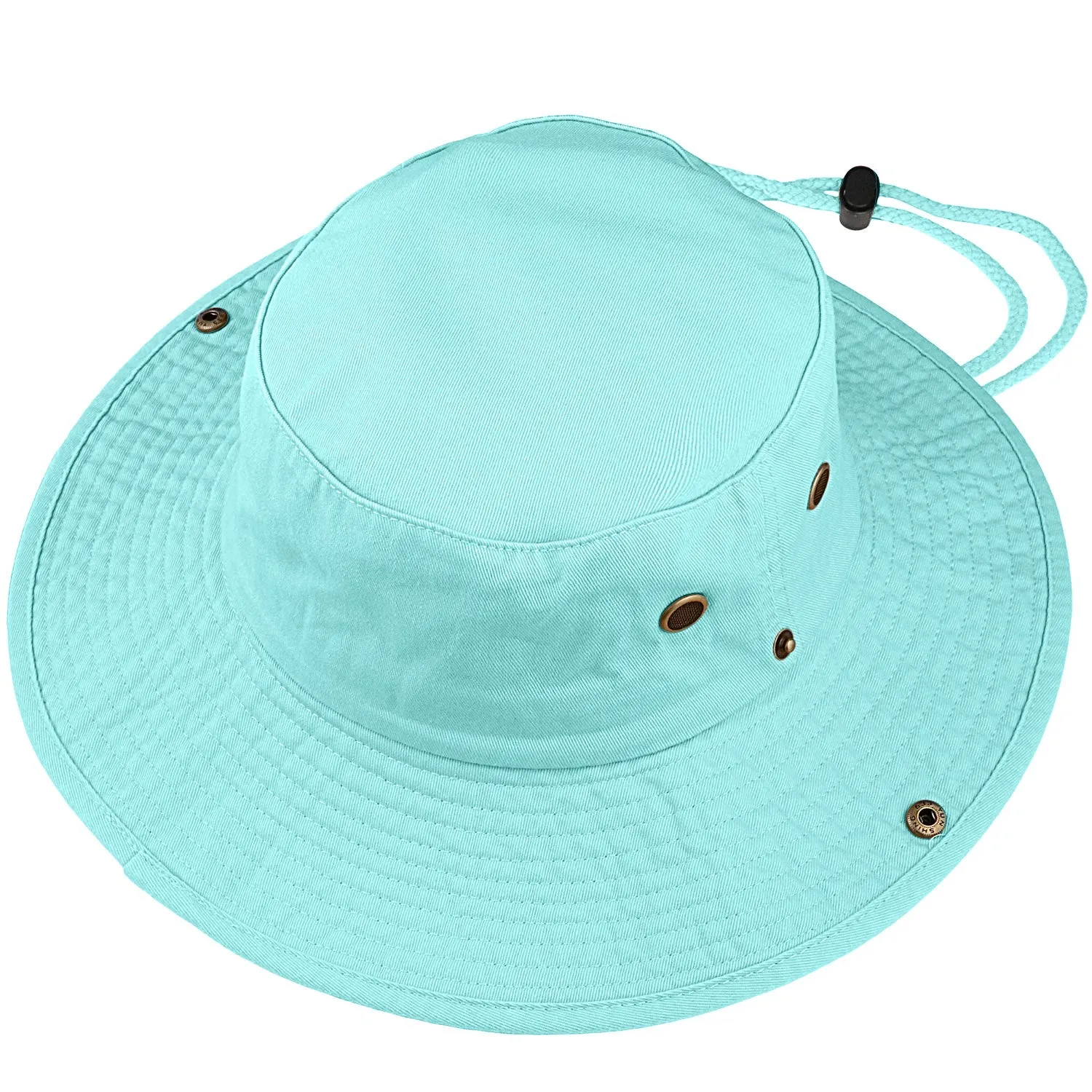 Wide Brim Boonie Hat - Aqua