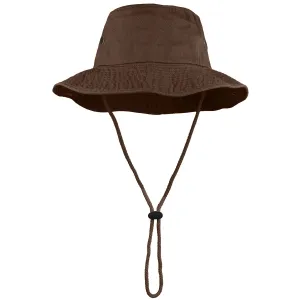 Wide Brim Boonie Hat - Dark Brown