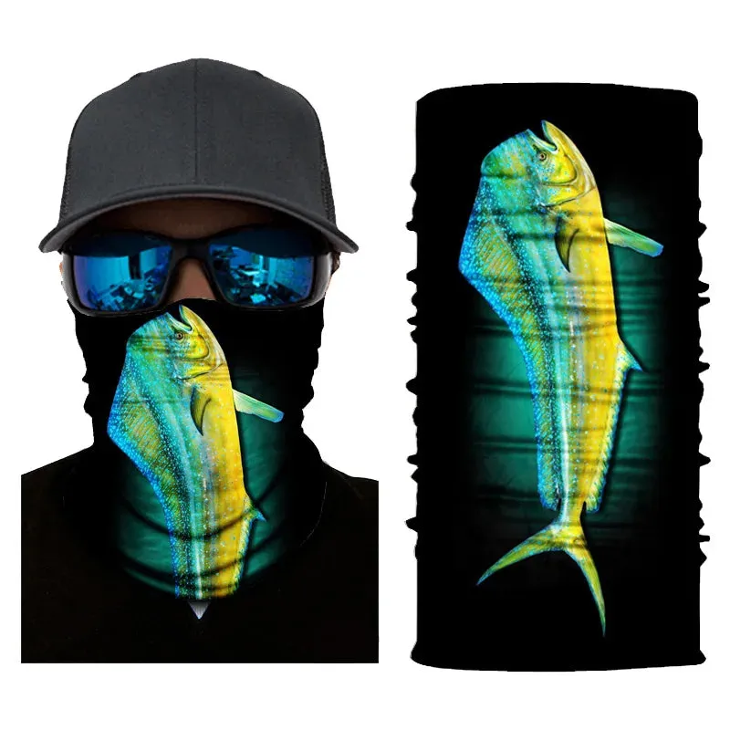 YIQISTART Fish Animal Design Neck Gaiter: Your Fishing Essential Scarf